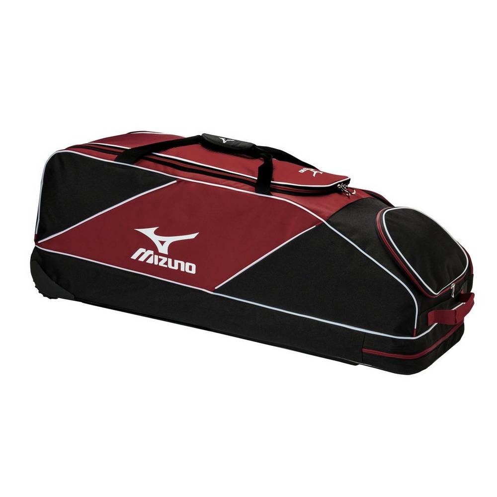 Mizuno Men's Classic Wheel Baseball Bag Red/Black (360235-AOK)